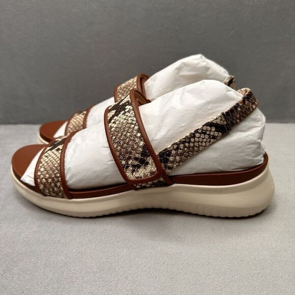 Cole Haan ZeroGrand Meritt Womens Size 8 (B) Sandals Sand Dollar Snake Print NEW - Picture 3 of 9